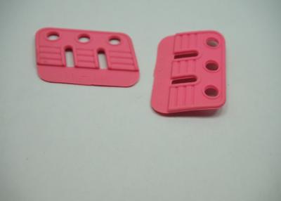 China Custom Decorative Eyelets Nylon Material Buckle Pink Color Long Shape for sale