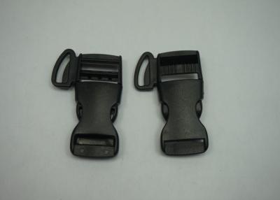 China Insert 3 Way Plastic Buckle Clips , Dual Adjustable Side Release Buckle for sale