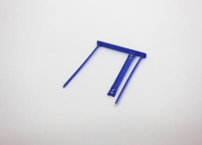 China Blue Plastic Binding Clips / Two Hole Folder Financial Office Plastic Binder Clips for sale