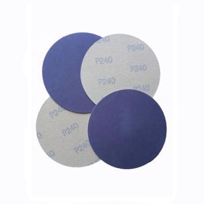 China Automotive Purple Ceramic Hook And Loop Sanding Paper Disc For Car for sale