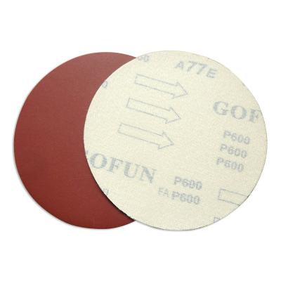 China High Quality Alunimium Oxide Aluminum Oxide Round Hook and Loop Backing Abrasive Sanding Disc for sale