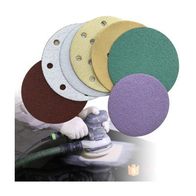 China For car all kinds of round 150mm attach sanding disc for grinding and polishing for sale