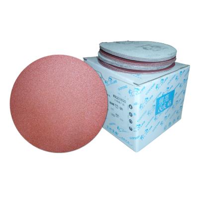 China Good quality and competitive price good quality electro coated aluminum oxide PSA or self adhesive sanding disc for sale