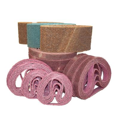 China Elimination of Rust Nonwoven Abrasive Sanding Belt for sale