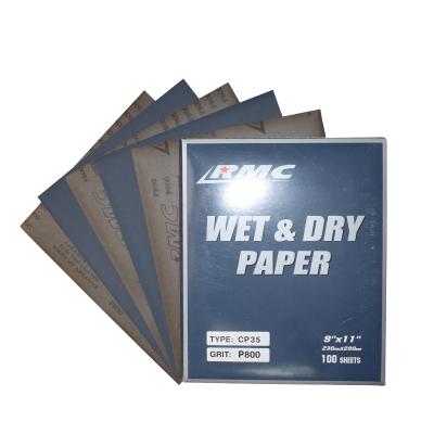 China Good Quality Silicon Carbide Latex Emery Paper Waterproof Sheet for sale