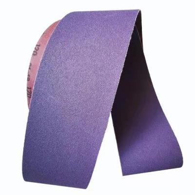 China Ceramic Metal Abrasive Belt Cloth Polishing Sanding Belt For Metal Y21 for sale