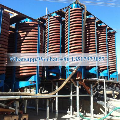 China Gold Ore Processing Gandong Mine Separator Ore Mining Equipment Gold Spiral Concentrator For Sale for sale