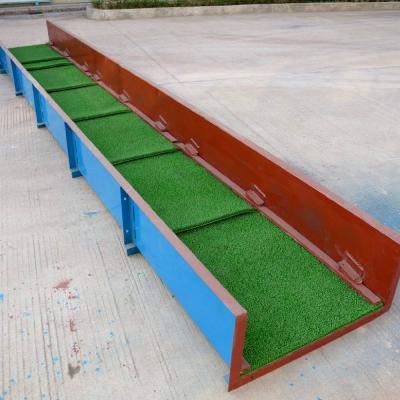 China Gold Mining Processing High Efficiency Alluvial Gold Sluice Box For Gold Washing for sale