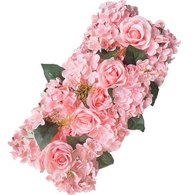 China Artificial Flowers Decoration Environmental Friendly Wedding Roll Up Flower Wall Backdrop For Wedding , Birthday Decoration for sale