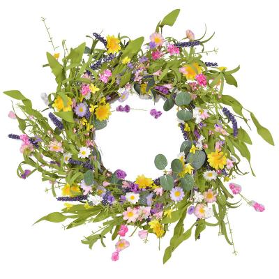 China Cheap Price Wedding Decoration Artificial Flower Garland Dried Flower Garland Door Hanging Garland for sale