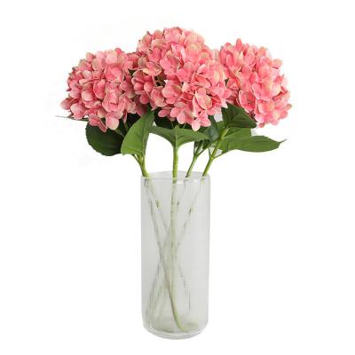 China Eco-Friendly Wholesale Silk Plants Fake Amazon Hydrangea Bouquet Artificial Flowers Large For Wedding Party Christmas Home Bridal Decor for sale