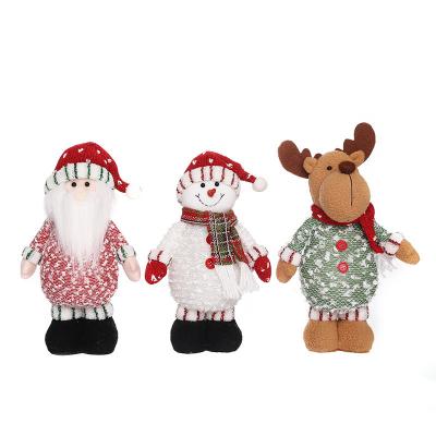 China 2022 Fashionable Christmas LED Dolls For Elf Handmade Dolls Ornament Decoration Christmas Home Decor for sale