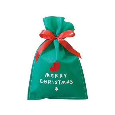 China Small Mini Promotional Kids Colored Non-Woven Drawstring Eco Friendly Fabrics Gift Useful Fashion Shopping Brochure Bag for sale