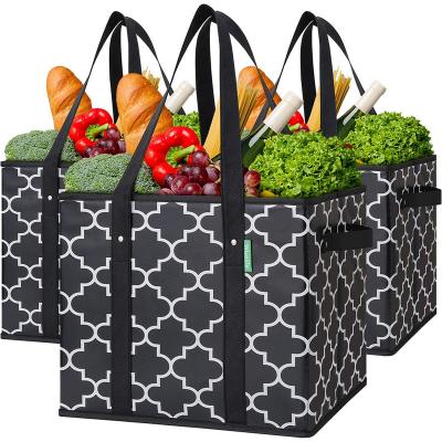 China Foldable Nonwoven Tote Bag Reusable Grocery Thermal Shopping Eco-Friendly Goods for sale