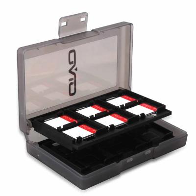 China Storage Box for Nintend Switch Game Cards for Nintend Switch 24pcs Game Cards Case Cover with Card Slot 24 in 1 Portable ABS Shockproof Hard Shell Game Cards Case for sale