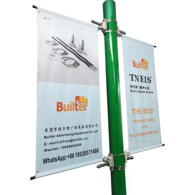 China Advertising 2021 Hot-selling Economy PVC Banner Stands For Light Flag Pole Banner Brackets for sale