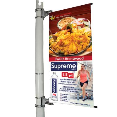 China Advertising Lamp Post Banner Memory Saver Kit For Post Banner for sale