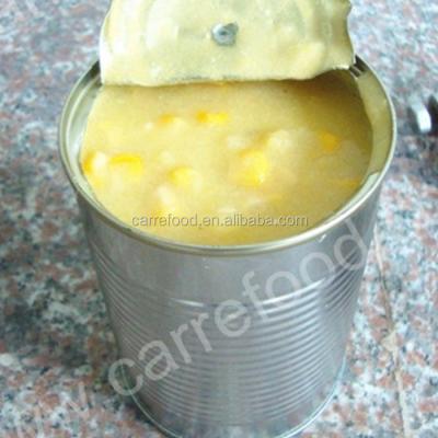 China canned cream style corn in tin/canned corn cream style corn/cream style for sale