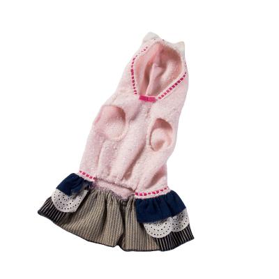 China Sustainable Fashion Wholesale Dog Clothes Manufacturers Dog Dresses Pink Clothes Luxury Dog Dress for sale