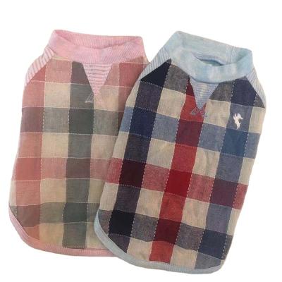 China Wholesale Custom Viable Dog Clothes Summer Pet Spring Sleeve Shirt Puff Sleeve Dog Shirt Long Sleeve Dog Shirt for sale