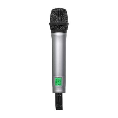 China UD-808D Style Handheld Dual Radio Handheld Microphone Professional Long Range Wireless Microphone For Karaoke for sale