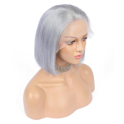 China Short Bob Hair Lace Wigs Bob Color Hair Brazilian Virgin Remy Lace Front Human Straight Short Bob Wig Cheap Color for sale