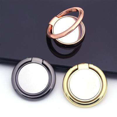 China Adjustable Customizable Desktop Mobile Phone Ring Mobile Phone Logo Holder Stand for sale