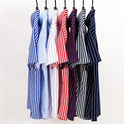 China High Quality Wholesale Summer Short Sleeve Anti-Pilling Stripe Full T-Shirts In Fasion Mens Shirt Striped T-shirt For Men for sale