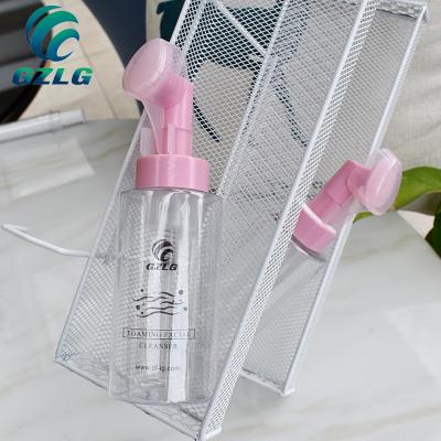 China Non-Refillable OEM Factory Custom Colors Soap Pump Bottle Foaming Pump Bottle Foaming Pump Bottle With Brush for sale