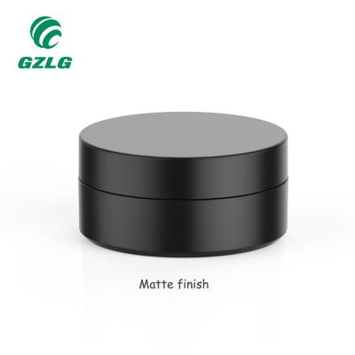 China Wholesale Eco-friendly Gzlg Mini Pet Cosmetic Matte Black Cream Jar Acrylic Plastic ACP Container For Cream for sale