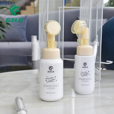 China Wholesale Silver Foam Eco-friendly Plastic Soap Pump Dispenser Bottle Manufacturer Gzlg Pump Bottle With Labels for sale