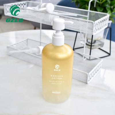 China Eco-friendly Body Lotion Detergent Cream Bottle Cosmetic Plastic Empty Hand Lotion Pump Bottle With Pump for sale