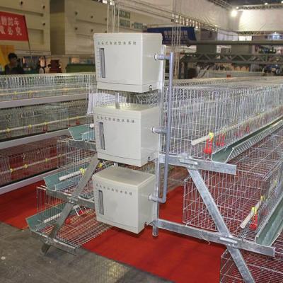 China Farms Large H Type Automatic Industrial Cheap Layer Chicken Cage House Broiler Cage For Layers for sale