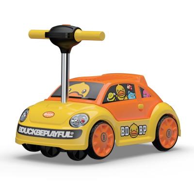 China Ride on Toy Car Universal Wheel Baby Toy Balanced Slide Car Children's Yellow Toy Le Petit Duck Twist Baby Scooter for sale