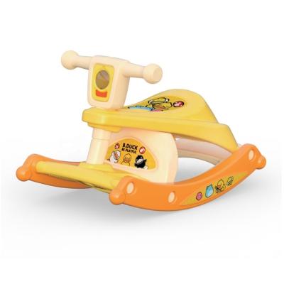 China 12-36 Months Child Multifunctional Plastic Rocking Horse Kids Ride On Toys 2 in 1 Baby Rocking Chair for sale