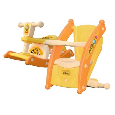 China 12-36 Months Multifunctional Baby Rocking Chair Baby Dining Table Kids Rocking Horse Dining Chair Two-in-One Dual-use Baby for sale