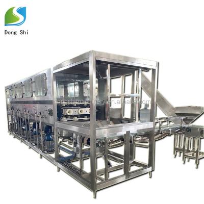 China Full Automatic Small Scale Complete Beverage Production 19 Liter 5 Gallon Bottle Filling Line for sale