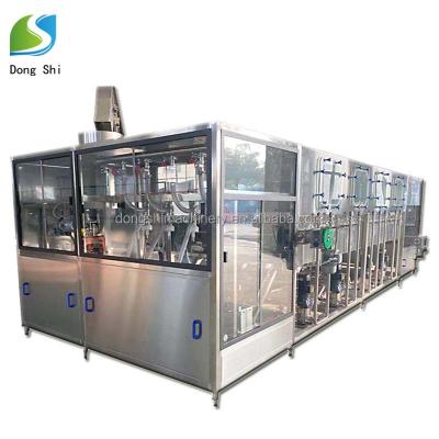 China Beverage Mineral Water Bottling 20 Liter PC Plastic Bottle 5 Gallon Water Filler PC Bucket Plastic Water Filling Sealing Machine for sale