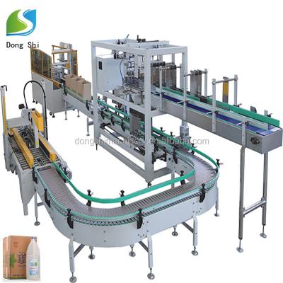 China Automatic Beverage Packer Cardboard Bottle Carton Packer Machine Bottle Case Packer for sale