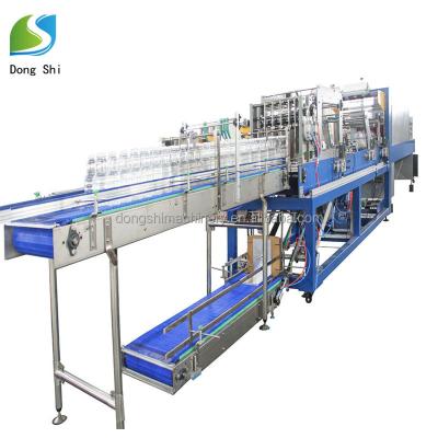 China Automatic Bottle Label Shrink Wrap Food Membrane Charter Machine Equipment Line Machine for sale