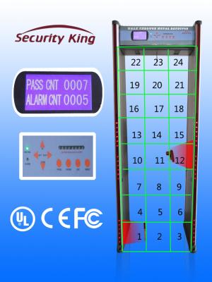 Chine Porte de détecteur de métaux d'arcade d'IP 55 DSP avec la conception dimensionnelle multi de bobine à vendre