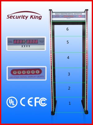 China Alarma infrarroja doble teledirigida del auditorio de la luz del wirh del detector de metales del capítulo de puerta en venta