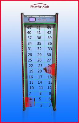 Chine Promenade bilingue de détecteurs de métaux de loyer, métal d'arcade détectant l'équipement à vendre