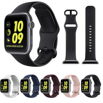 China Promotion IP67 Waterproof Smart Watch Straps Silicone Colored Metal Nylon Watch Strap For Men Women 40 42/44 Mm Straps Watch Bands for sale