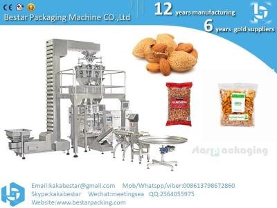 China The best, customizable, triangle bag automatic almond granule, almond packing machine à venda