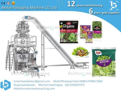 China Bestar efficiency feeding weighing packaging machine for Special Abrabic salad  mixed salad tabbouleh pouch for sale