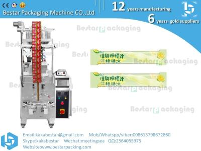 China Small sachet 1-50ml tomato sauce packing machine, tomato sauce vertical packaging machine Juice Popsicle packaging machi for sale