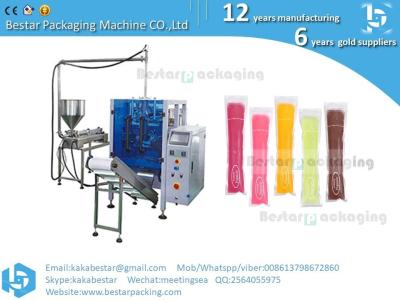 China Automatic liquid Popsicle packing machine,ice Popsicle packag ing machine with stainless steel tank and pump for sale