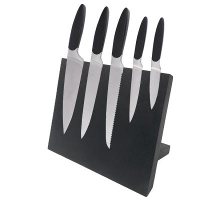 China Sustainable Factory Cusetomization 5PCS Kitchen Knife Set With Wooden Knife Block for sale