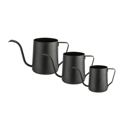 China Durable Classic Black Stainless Steel Hanging Hook With Oval Mouth For Hand Drip Coffee Kettle for sale